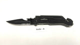 Albatross Best 6 In 1 Survival Tactical Folding Pocket Knife Combo Edge Liner