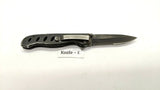 Gerber EVO Jr Folding Pocket Knife Combo Edge Liner Lock Black Anodized Aluminum