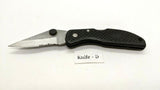 Sheffield Single Blade Folding Pocket Knife Lockback Combo Edge Nylon *Various*