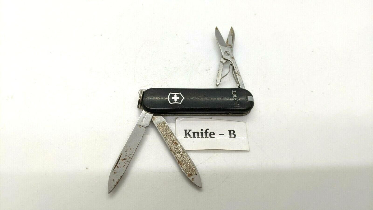 Vintage Hoffritz 58mm Classic SAK Swiss Army Knife Scissors Pointed Na –  UsedKnives.com