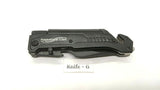 Albatross Best 6 In 1 Survival Tactical Folding Pocket Knife Combo Edge Liner