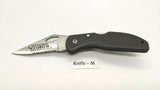 Stonebridge Single Combination Blade Folding Pocket Knife *Various Colors/Logos*