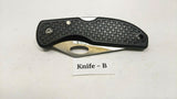 Stonebridge Single Combination Blade Folding Pocket Knife *Various Colors/Logos*