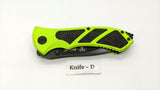 Ruko RUK0061 Oxide Finish Folding Pocket Knife Rubberized Aluminum Camo Handle