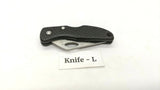 Maxam Small Black Falcon Folding Pocket Knife Lockback Combo Edge Plastic Handle