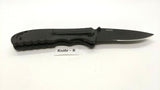 Coast Model RX350 Folding Pocket Knife Assisted Combo Edge Liner Lock Blk Nylon