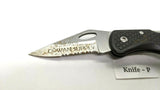 Stonebridge Single Combination Blade Folding Pocket Knife *Various Colors/Logos*
