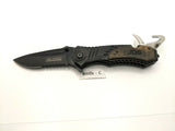Tac-Force TF-606 Folding Pocket Knife Assisted Plain Edge Liner Stainless Steel