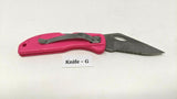 Stonebridge Single Combination Blade Folding Pocket Knife *Various Colors/Logos*
