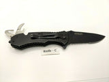 Tac-Force TF-606 Folding Pocket Knife Assisted Plain Edge Liner Stainless Steel