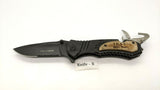Tac-Force TF-606 Folding Pocket Knife Assisted Plain Edge Liner Stainless Steel