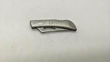 Frost Cutlery Folding Pocket Knife Surgical Steel Plain Wharncliffe Lockback SS