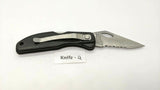 Maxam Mfg. China Nat'l Headquarters USA Folding Pocket Knife Combo Lockback Blk