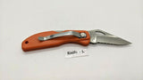 Stonebridge Single Combination Blade Folding Pocket Knife *Various Colors/Logos*