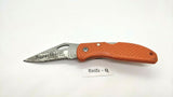 Stonebridge Single Combination Blade Folding Pocket Knife *Various Colors/Logos*