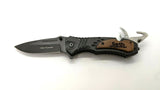 Tac-Force TF-606 Folding Pocket Knife Assisted Plain Edge Liner Stainless Steel