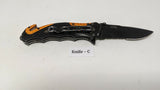Tac-Force Speedster TF-723 Tactical Rescue Folding Pocket Knife Spring Assisted