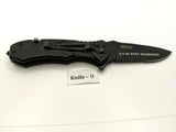 Tac-Force TF-606 Folding Pocket Knife Assisted Plain Edge Liner Stainless Steel