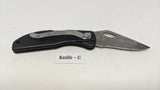 Stonebridge Single Combination Blade Folding Pocket Knife *Various Colors/Logos*