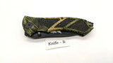Ruko RUK0061 Oxide Finish Folding Pocket Knife Rubberized Aluminum Camo Handle