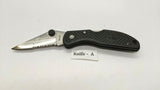 Sheffield Single Blade Folding Pocket Knife Lockback Combo Edge Nylon *Various*