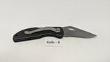 Stonebridge Single Combination Blade Folding Pocket Knife *Various Colors/Logos*