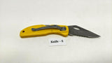 Stonebridge Single Combination Blade Folding Pocket Knife *Various Colors/Logos*