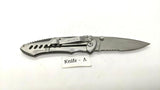 Buck 198 Mantis Folding Pocket Knife Plain Edge Frame Lock Stainless Steel