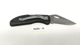 Stonebridge Single Combination Blade Folding Pocket Knife *Various Colors/Logos*