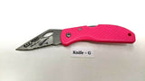 Stonebridge Single Combination Blade Folding Pocket Knife *Various Colors/Logos*