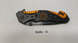 Tac-Force Speedster TF-723 Tactical Rescue Folding Pocket Knife Spring Assisted