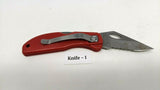 Stonebridge Single Combination Blade Folding Pocket Knife *Various Colors/Logos*