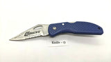 Stonebridge Single Combination Blade Folding Pocket Knife *Various Colors/Logos*