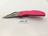 Stonebridge Single Combination Blade Folding Pocket Knife *Various Colors/Logos*