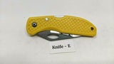 Stonebridge Single Combination Blade Folding Pocket Knife *Various Colors/Logos*