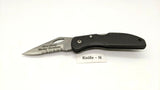Maxam Mfg. China Nat'l Headquarters USA Folding Pocket Knife Combo Lockback Blk