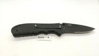 Coast Model RX350 Folding Pocket Knife Assisted Combo Edge Liner Lock Blk Nylon