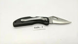 Maxam Mfg. China Nat'l Headquarters USA Folding Pocket Knife Combo Lockback Blk