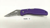 Stonebridge Single Combination Blade Folding Pocket Knife *Various Colors/Logos*
