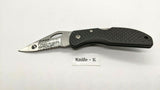 Stonebridge Single Combination Blade Folding Pocket Knife *Various Colors/Logos*
