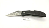 Stonebridge Single Combination Blade Folding Pocket Knife *Various Colors/Logos*