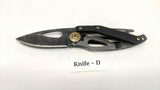 Coast Model FX200 Folding Pocket Knife Frame Lock All Black Bottle Opener Handle