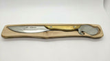Claude Peeters Al Djote Fixed Blade Knife NO. I021 Certificate Of Authenticity