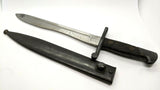 Vtg Rare Toledo Spain Bayonet/Fixed Blade Knife arr. Early 1940's Carbon Steel