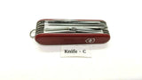 Vtg Victorinox Champion Officier Suisse SAK Folding Pocket Knife Mag Glass 91mm