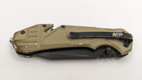 Smith & Wesson M&P M2.0 Tanto Folding Pocket Knife 1100076 Partially Serrated