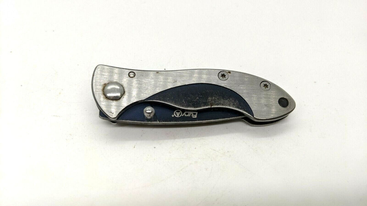 Fury 51099 Surfer Folding Pocket Knife Plain Edge Frame Lock Aluminum