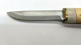 Lapland Karesuando Fixed Blade Hunting Knife Stainless Steel Damasteel w/Sheath