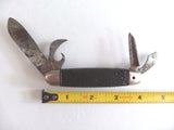 Vintage Camper's Knife by Sabre 4-Tool Pocket Knives #619
