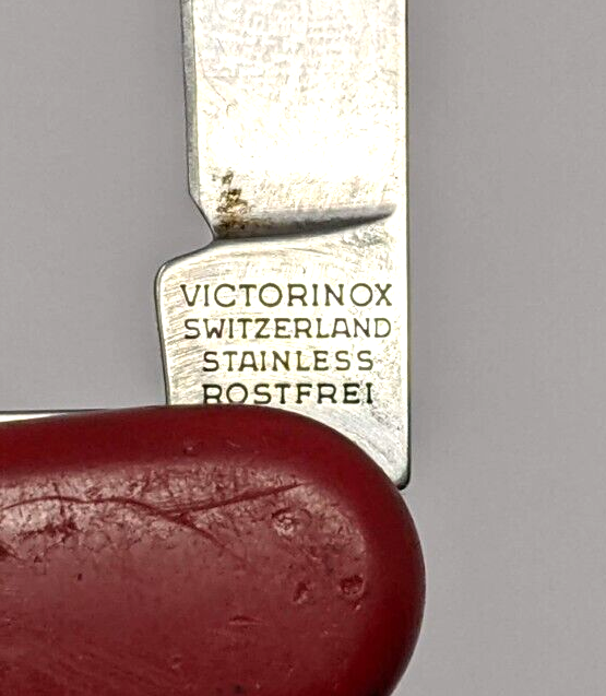 Vintage Victorinox Tourist Swiss Army Knife Awl Corkscrew Can & Bottle